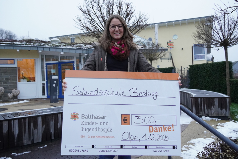 Schülervertretung der Sekundarschule sammelt 1000 Euro an Spenden