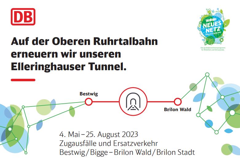 Bahnverkehr: Veränderungen auf den Linien RE57 und RE17 ab 4. Mai 2023
