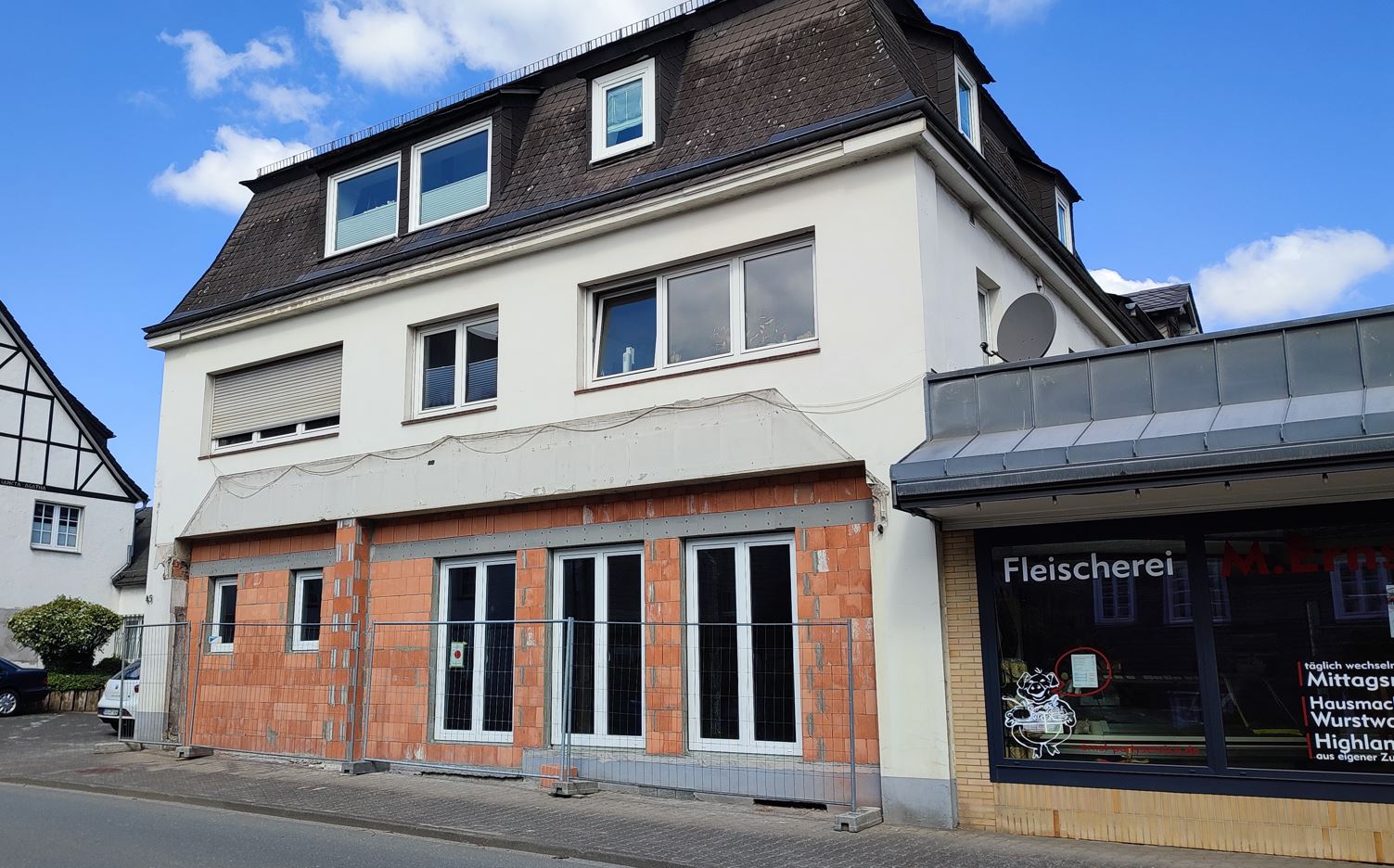 Im ehemaligen Textilhaus Baumann an der Hauptstraße in Bigge entstehen neue Räumlichkeiten. Foto: bigge-online