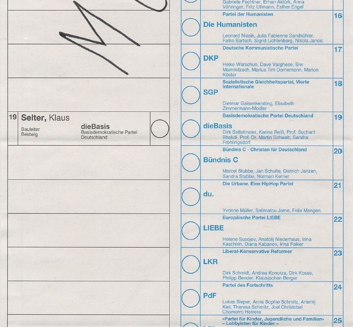 Stadtverwaltung sucht noch Wahlhelfer für Bundestagswahl