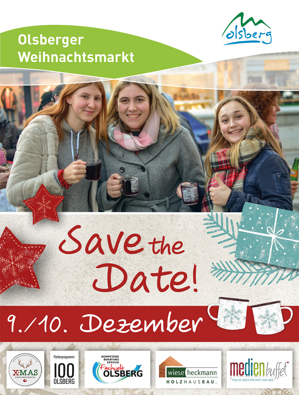 Termin eintragen: Weihnachtsmarkt in Olsberg am 9. und 10. Dezember 2023