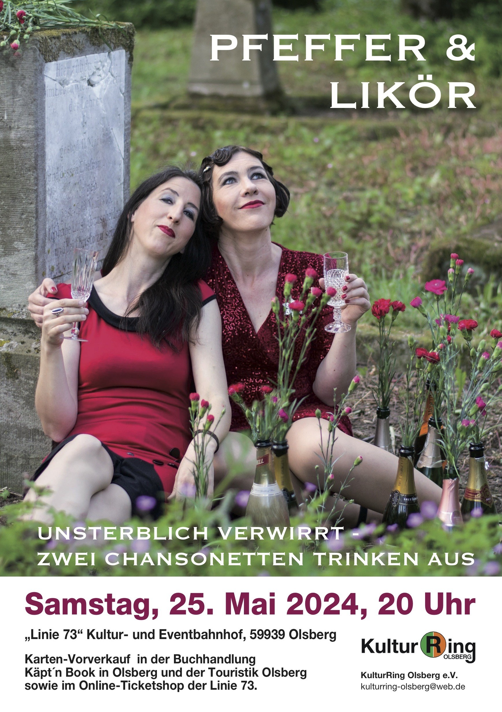 Plakat-Ankündigung des Kulturrings Olsberg. Quelle: Pressemitteilung Kulturring