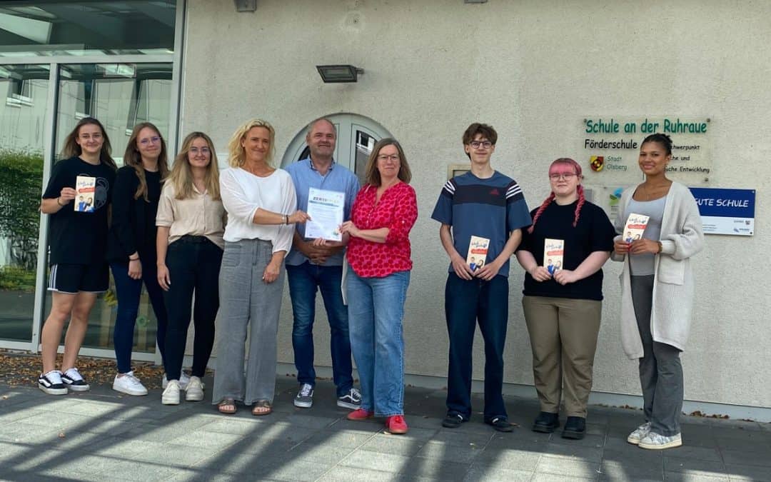 Freiwilliges soziales Jahr in der Schule an der Ruhraue: Zertifikat bestätigt Qualität