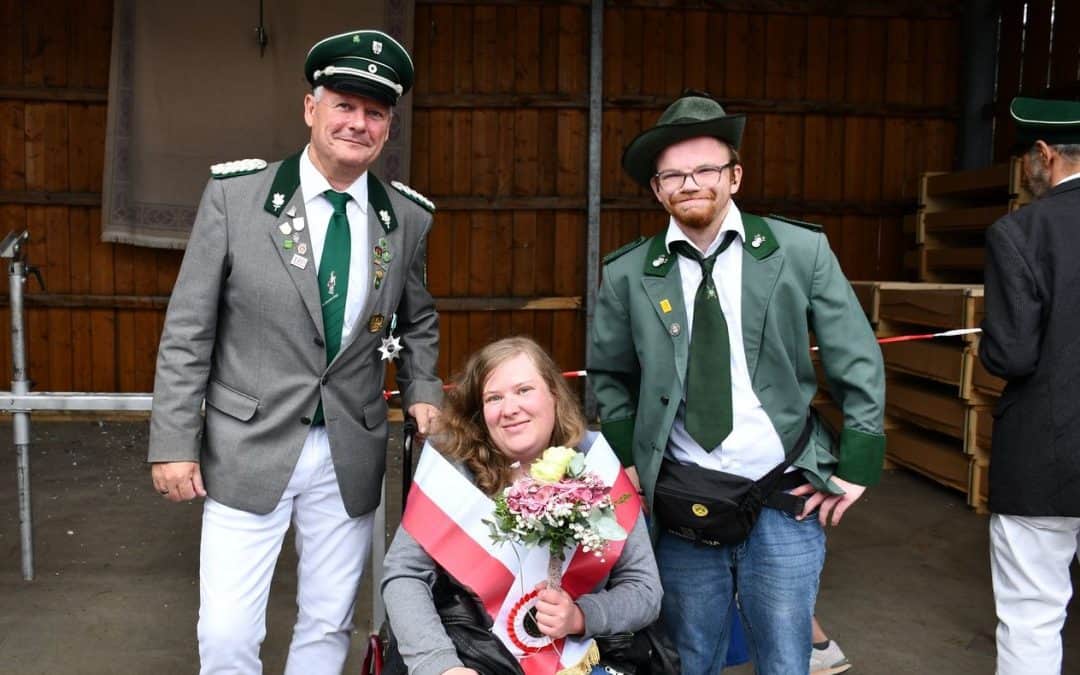 Erstmals eine Schützenkönigin: Larissa Ludwig regiert im Josefsheim