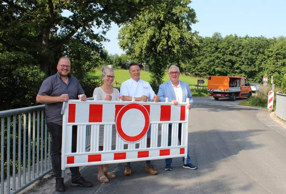 Rote Brücke wieder freigegeben: Sanierung abgeschlossen