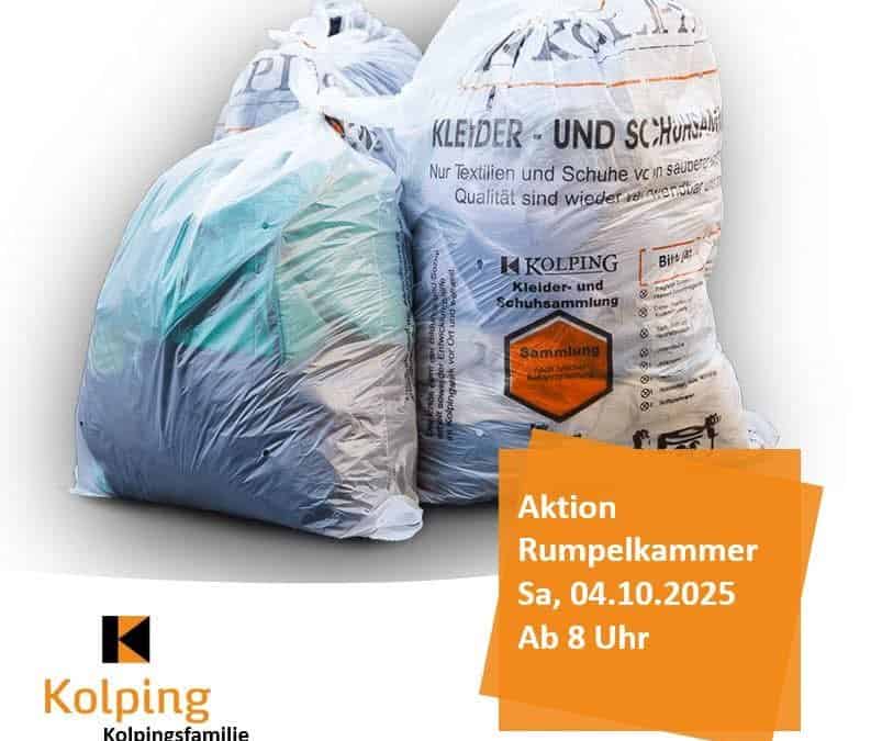 Aktion Rumpelkammer entschärft das Problem überfüllter Altkleidercontainer